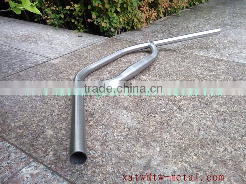 xacd made titanium Loop handle bar titanium rise and drop bicycle handle bar custom bike Loop handle bar