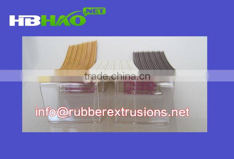 I shape rubber self adhesive seal strip