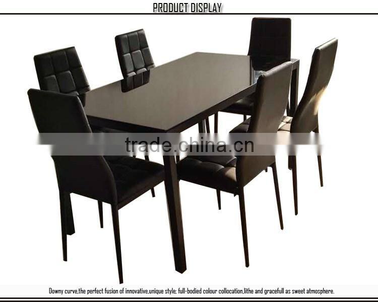 Dining Room Furniture Dining Table with Powder Coating Leg