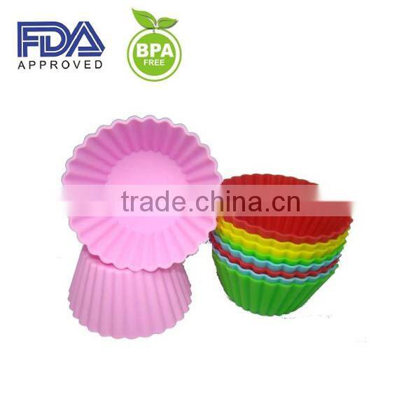 Hot sell Silicone muffin pan/silicone muffin molds/silicone cake mold