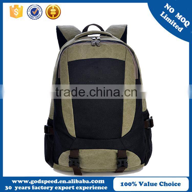 hot sale new design canvas school bag for middle school student