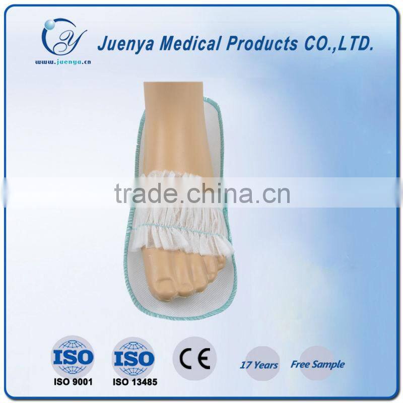 Factory supply open front disposable slippers