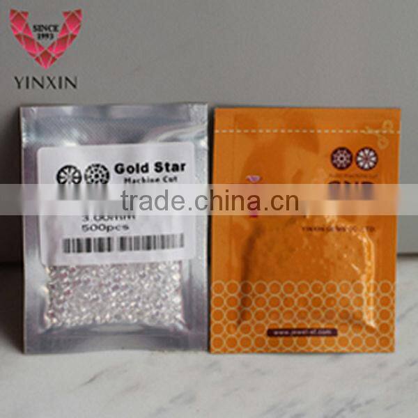 3.0mm White Color Round Shape Cubic Zirconia Fashion in Stock Factory