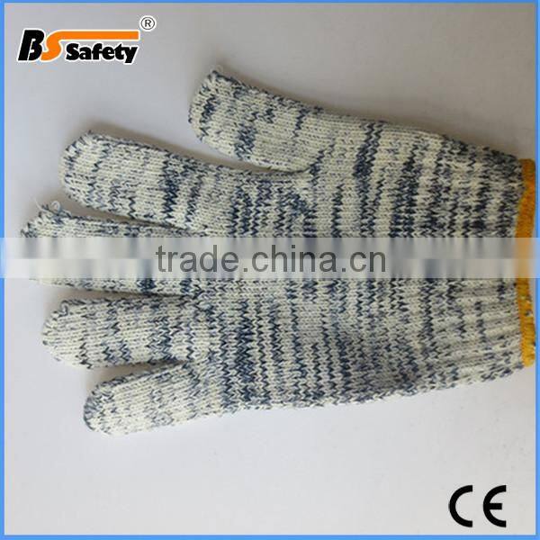 BSSAFETY 70g dark color thick nylon cotton working glove