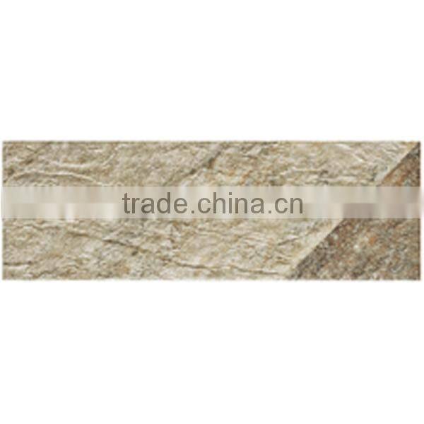 100x300mm MV3161 interlocking pattern cladding exterior wall tile