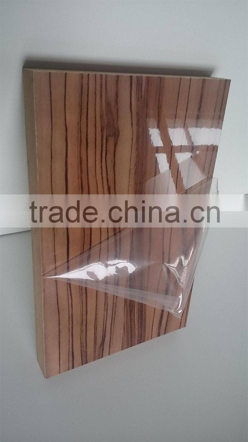 Wood grain pvc mdf board for kithen cabinet