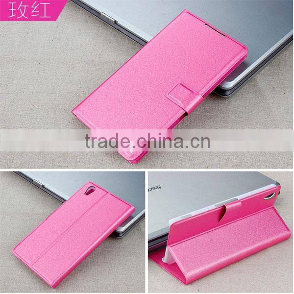 Elegant Design flexible fit PU case cover for sony xperia z3