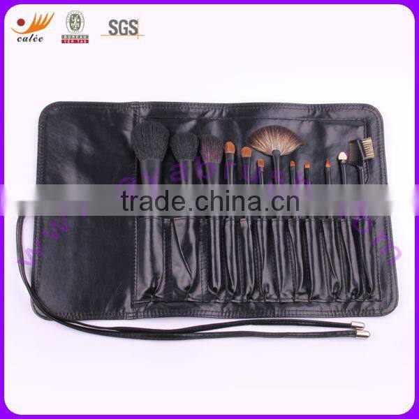 12pcs black private logo/oem makeup brush set