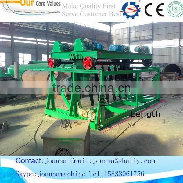 Compost windrow turner machine skype:joannamachine