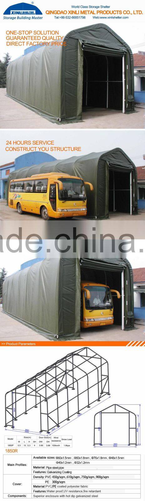 made in China large industrial portable bus tent
