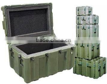 Supply military waterproof /transport case by rotomolding