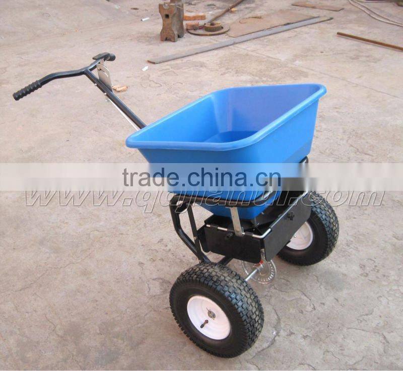 100lbs sidewalk grit pins spreader and salt spreader