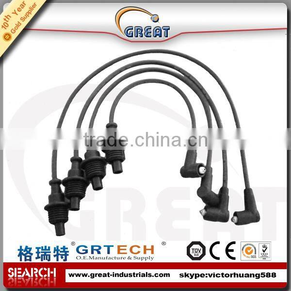 Good performance spark plug wire set for peugeot 405