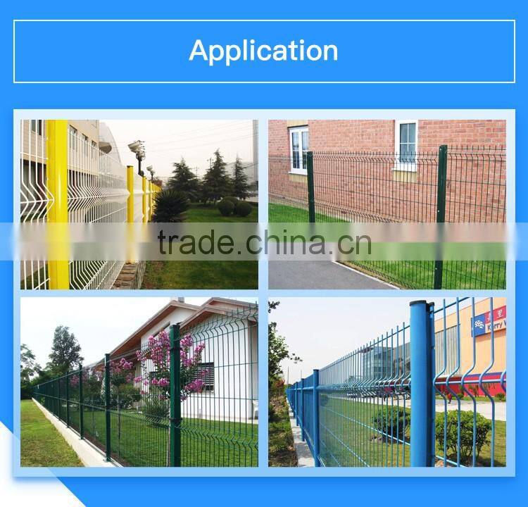 Cheap Garden Fencing Top Quality Triangle Bending PVC Coated Welded Folds Wire Mesh Fence