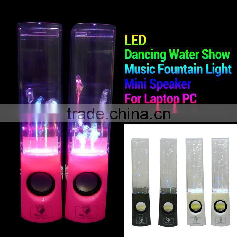 Portable laptop mini speaker USB Digital MP3 Player support HiFi U disk TF card LCD FM Radio LED light mini speaker