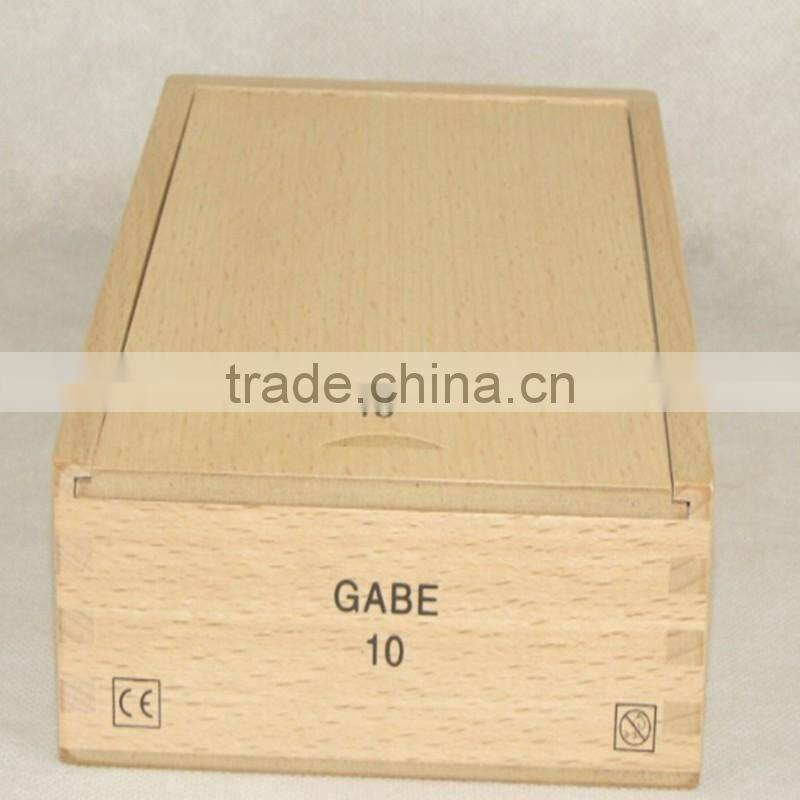 Froebel Wooden Colorful Beads Teaching Tool Learning Educational Preschool baby toys Colorful wood particle combination