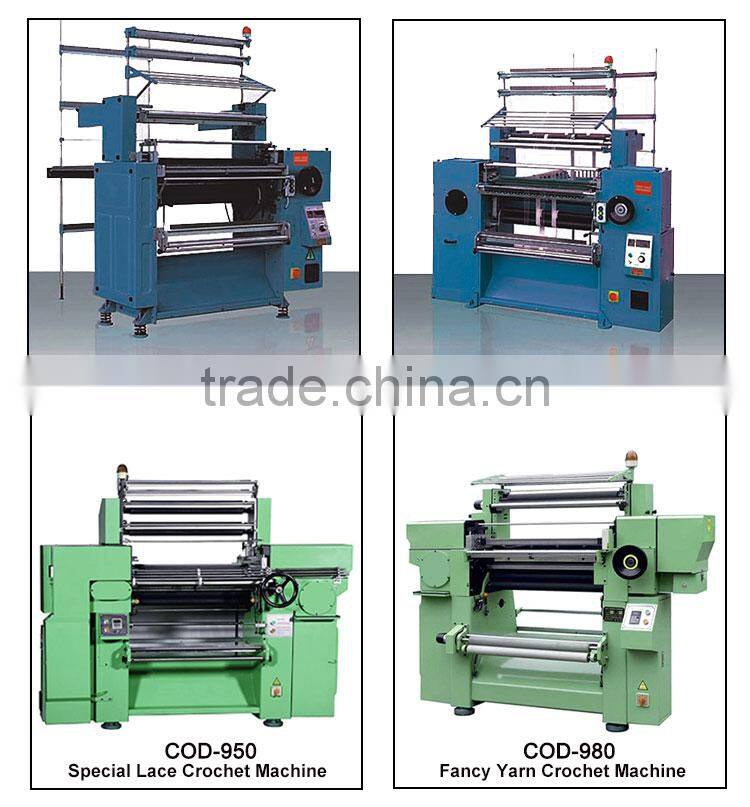 CREDIT OCEAN COC knitting machine made crochet lace