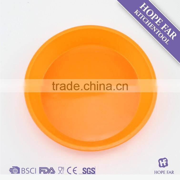 5536 Good quality orange color round shape silicone cake pan