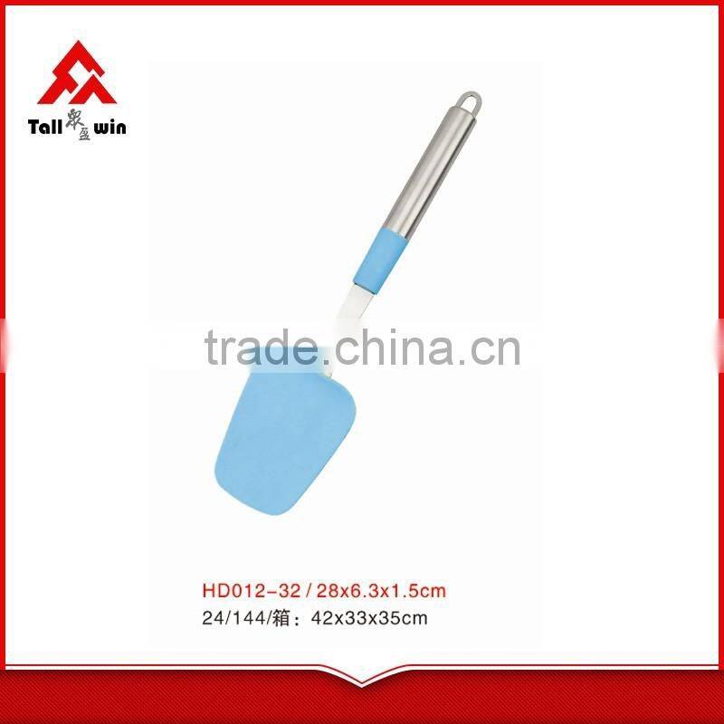 New design silicone spatula with stainless steel handle