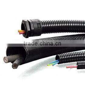 Flexible and excellent tenacity !! black large diameter PA pipe for your power lines