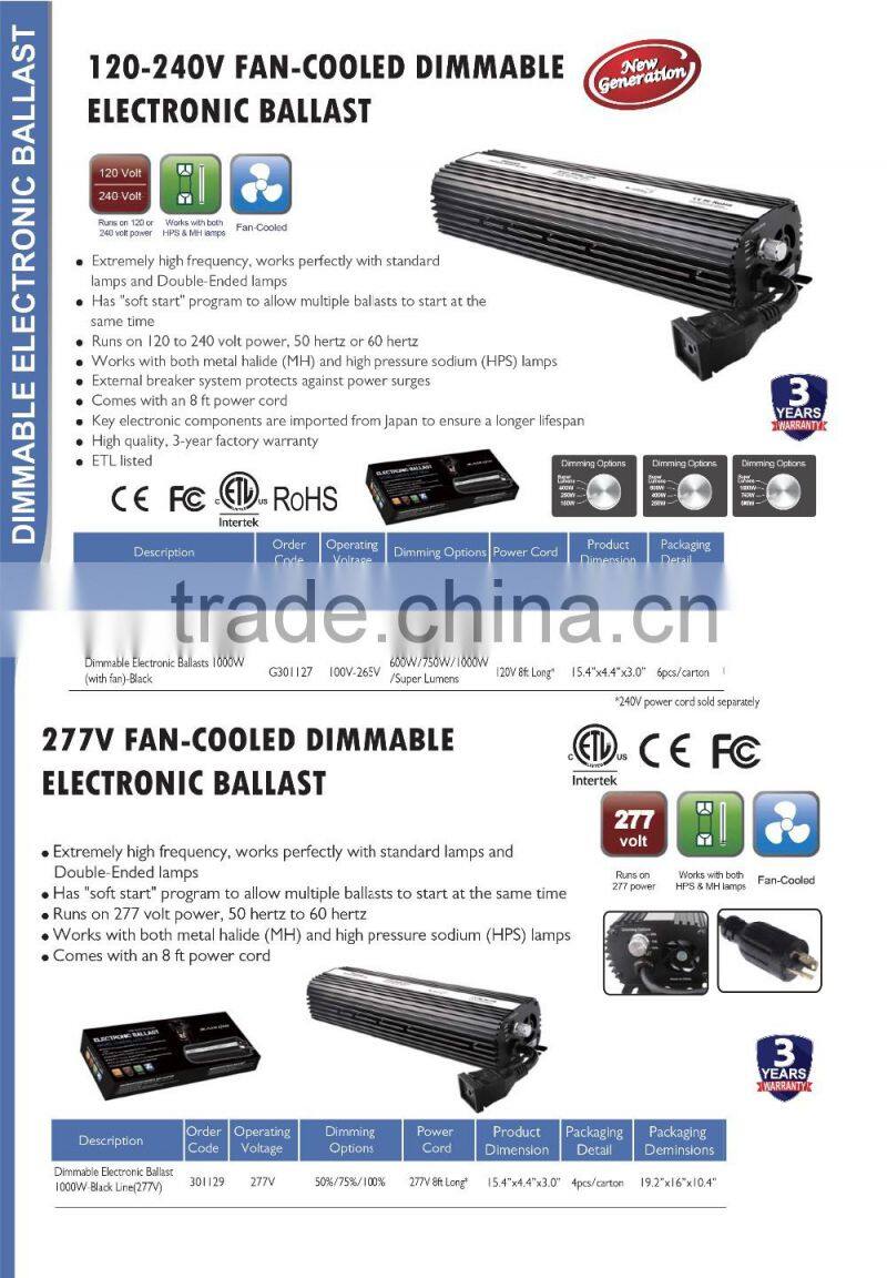 315w ceramic metal halide fixture/315watt cmh digital ballast with reflector/315w cmh cdm electronic ballast