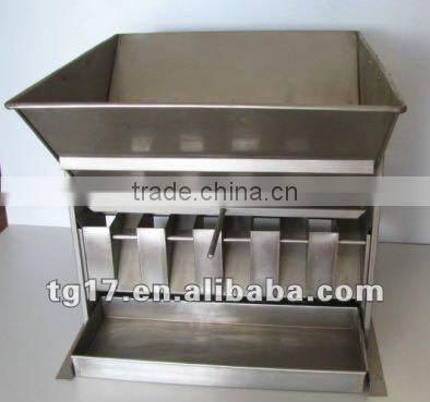 coarse aggregat preparation riffle splitter