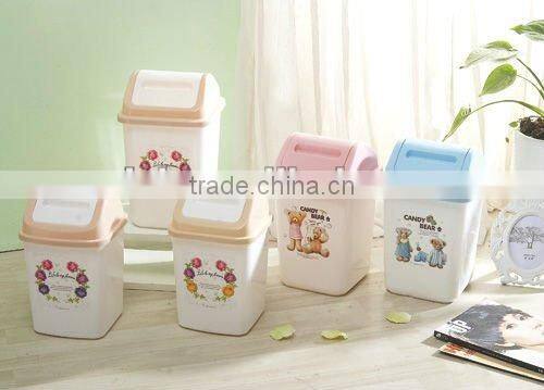 2015 Mini plastic automatic waste bin / desktop trash bin