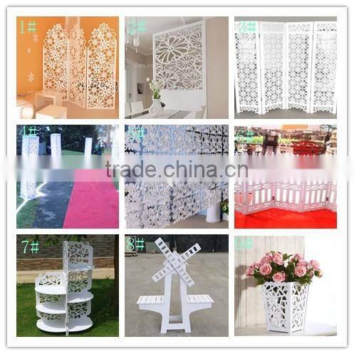 Living room decoration furniture modern laser cut design room divider/folding screen