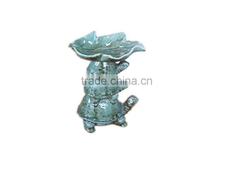 Small size ceramic bird feeder