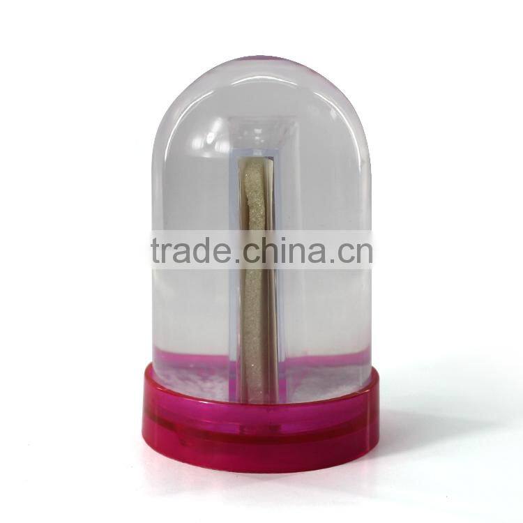 Custom plastic snow globe with photo insert