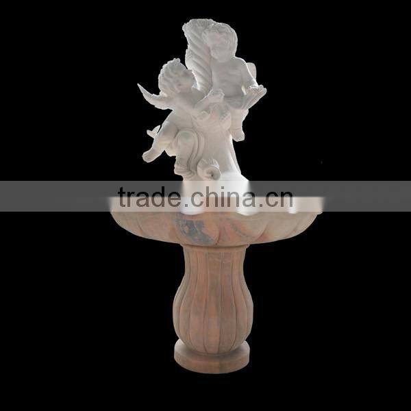Decorative Stone Indoor Water Fountain With Angel