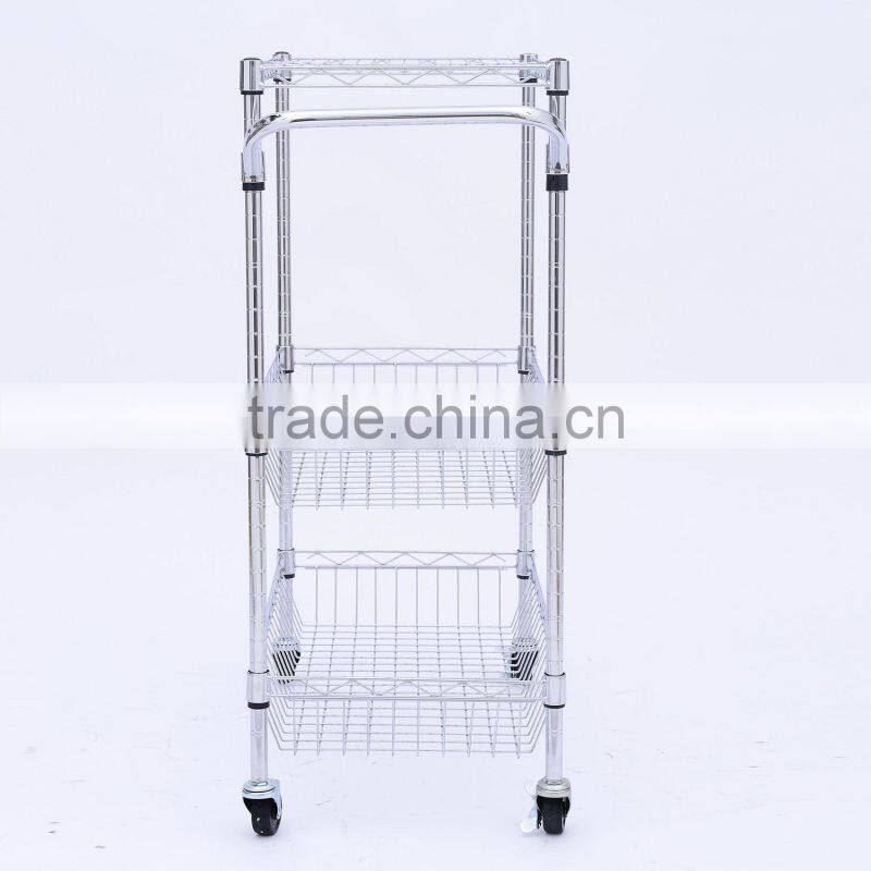 Consort 3 Drawer kitchen Storage Trolley bathroom shelves for bathroom from shenzhen to wordwhile