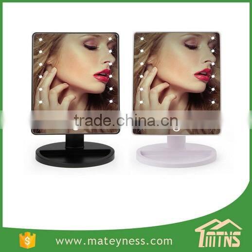 16 LED Illuminated Touch Screen Make Up Led Cosmetic Mirror