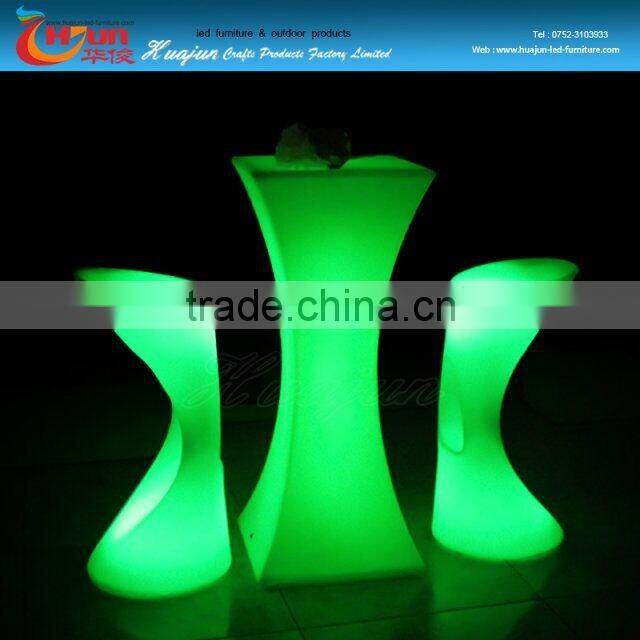 fashionable party luminous led chairs led furniture led table led chairs