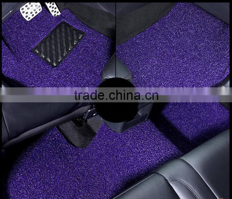 Good quality Car Coil Floor Mat, PVC Vinyl Loop Anti Slip Car Mat Roll,colorful car floor mats