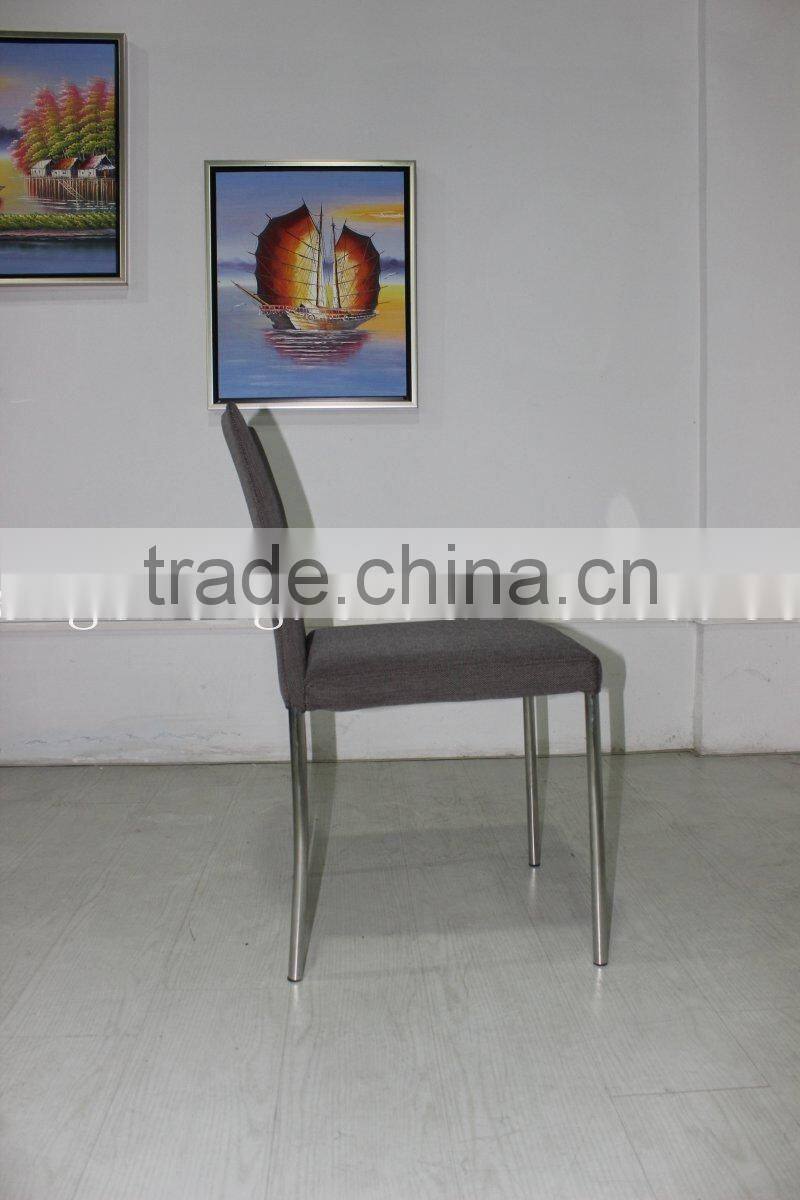 Modern luxury Appearance and stainless steel restaurant chair