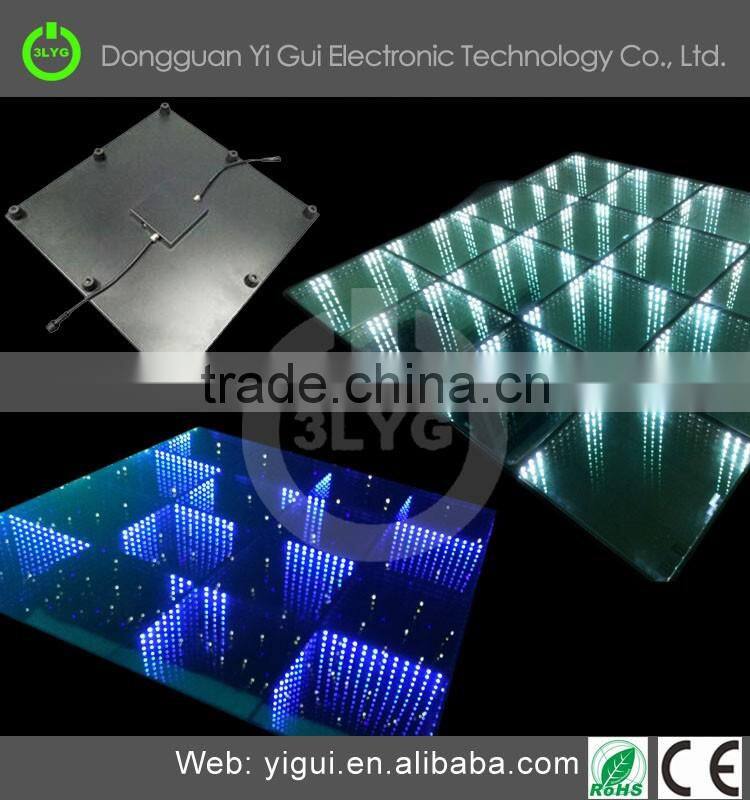 factory direct sale 3 D dance floors /light up led dancing floor