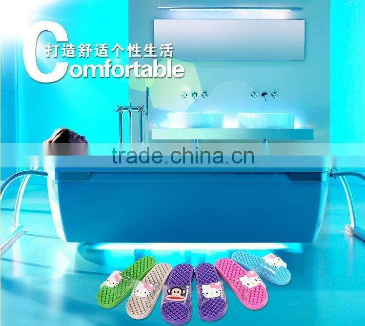 Hot sale high quality plastic massager slippers anti-slip bath slipper