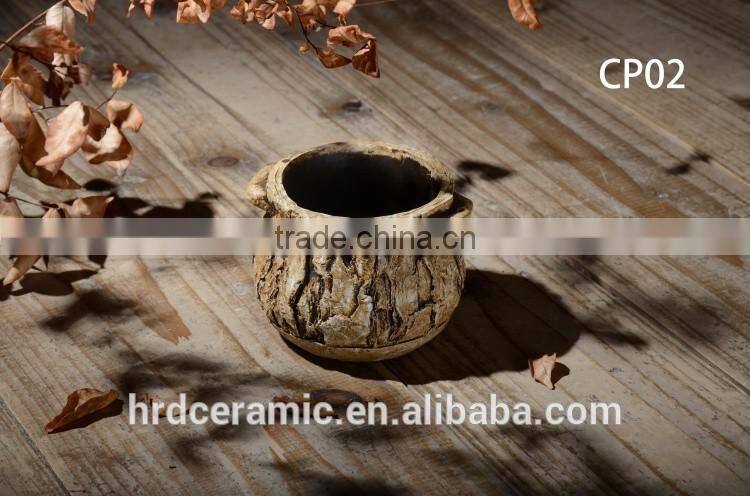 outdoor and indoor pots wholesale cement decorative plant pots