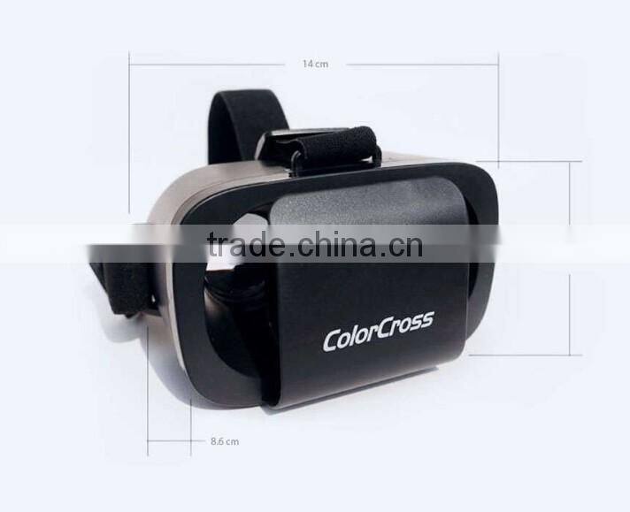 New design patent good quality color cross vr,3d vr glasses,vr shinecon supplier