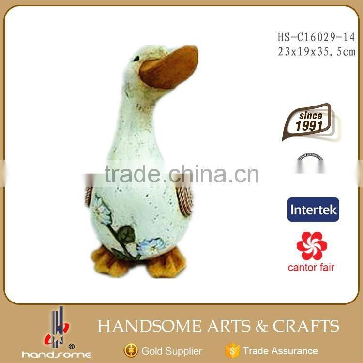 14 Inch Magnesia Duck Statue Outdoor Decoration Garden Ornament Moulds