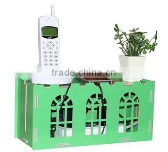 Wooden DIY Socket box for Home and Office