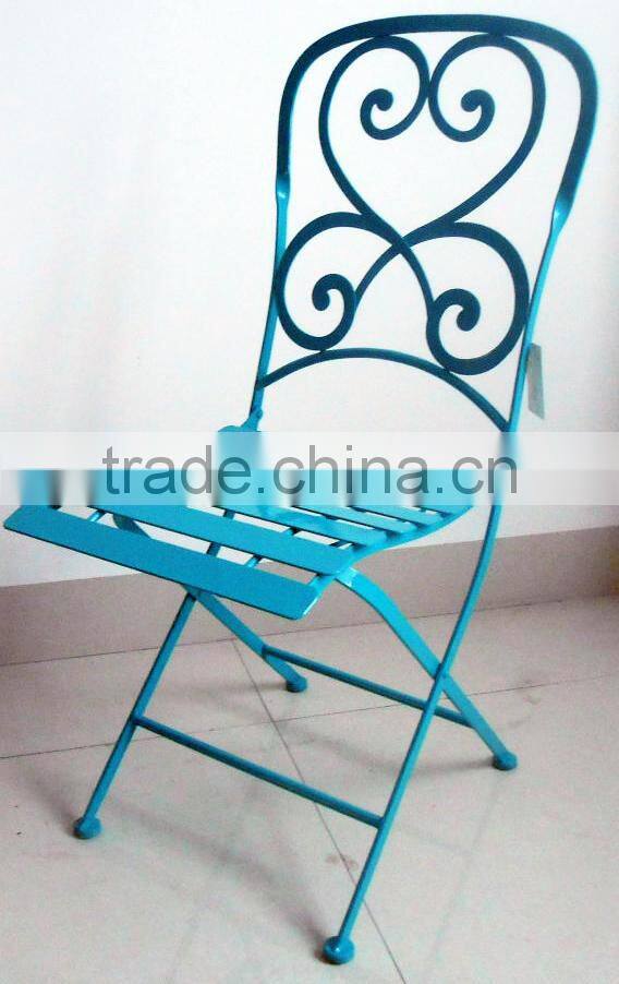 outdoor and living room metal folding chair