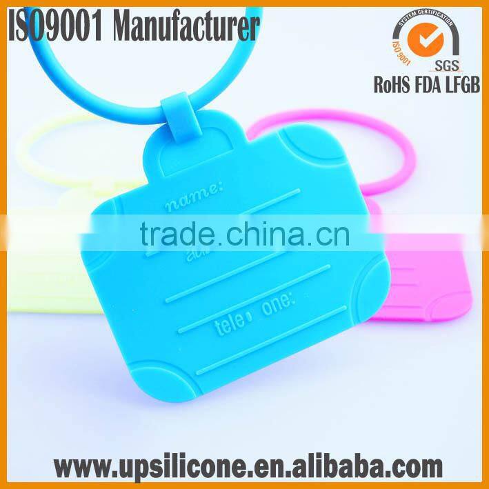 pvc luggage tag cute colorful