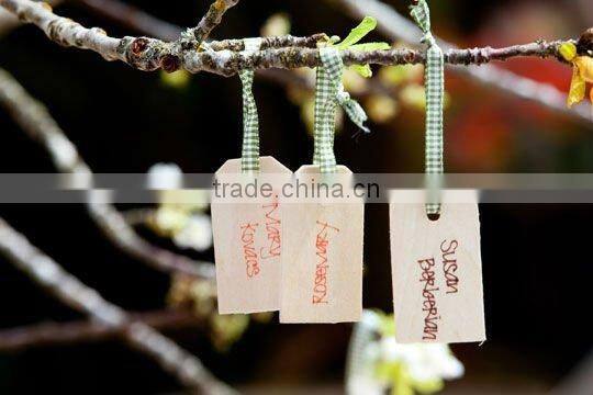 Wishing tree wooden tags & placecards
