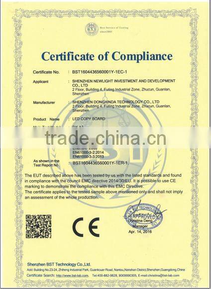 2016 Wholesale good quality copy board led drawing pad art craft for kids