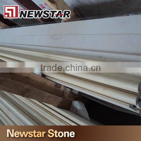 Polished Natural Marble Floor Border