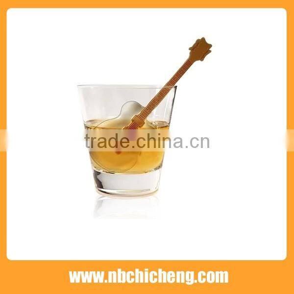 Kitchenware Rock Guitar Ice Tray Mold, Novelty Silicone Ice Molds, Customized Ice Cube Mold