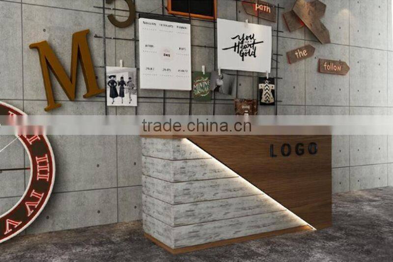2017 new style shop counter design money counter reception counter(BG11-M098)