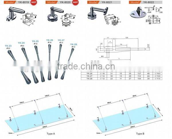 Glass Awning Fittings/Glass Canopy Accessories/Glass Hardware